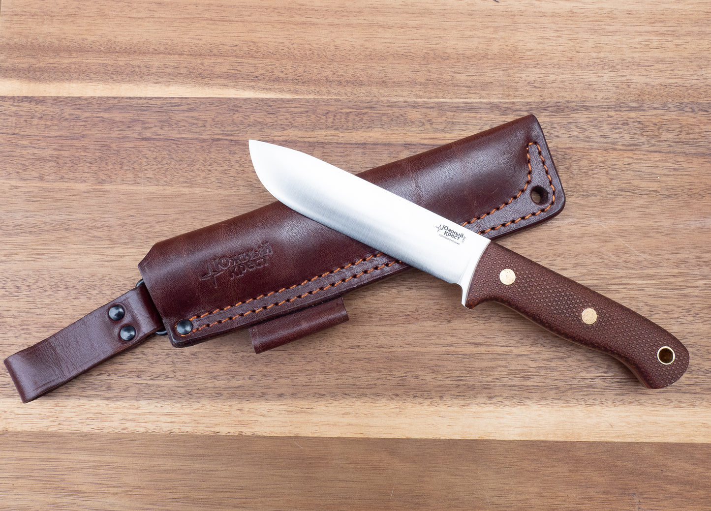 9.75" Brown Micarta Fixed Blade